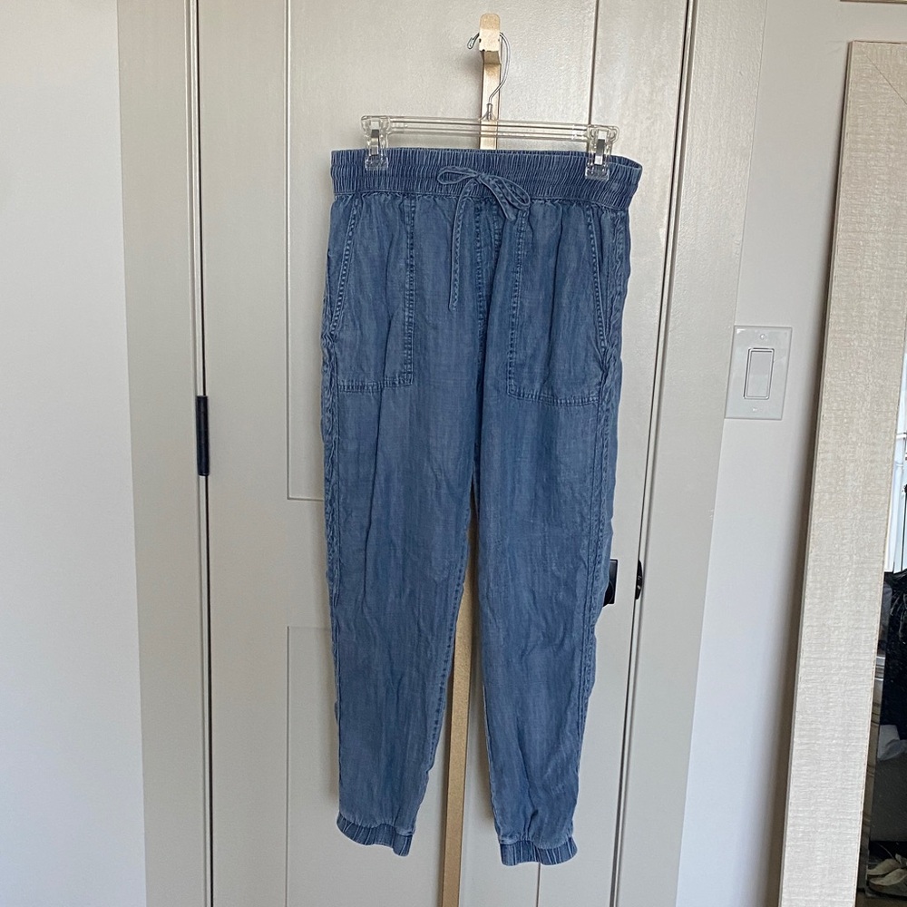 Splendid Denim Blue Elastic Waist Pants